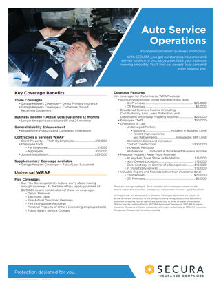Auto Service Operations WRAP Sell Sheet